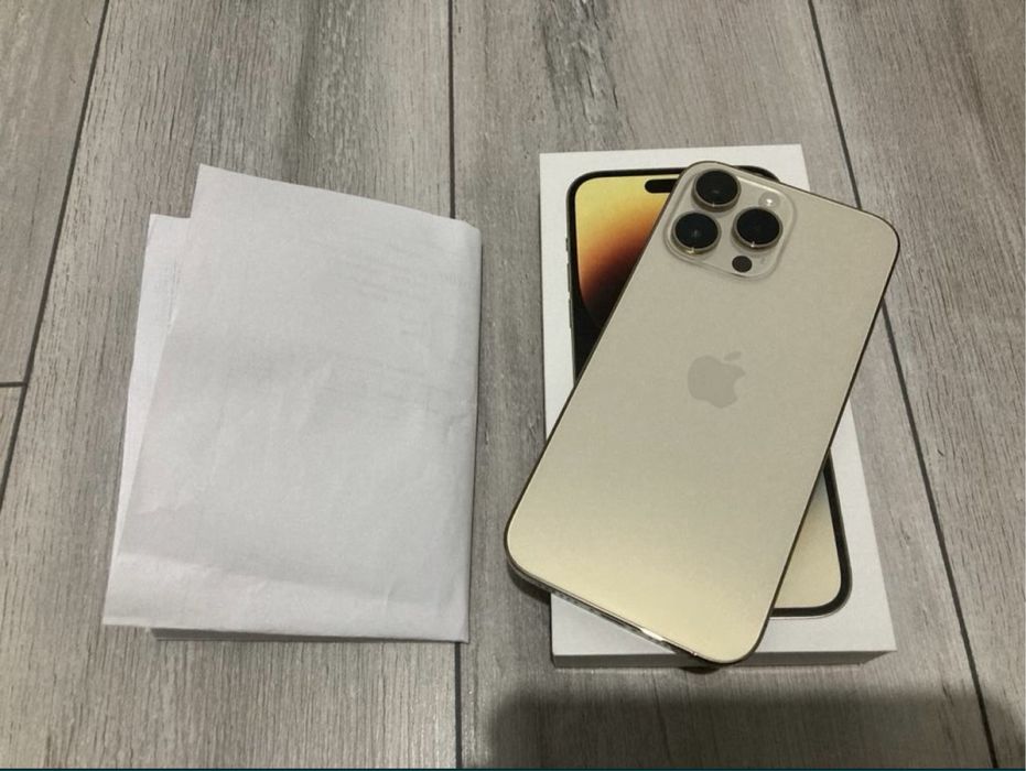 Iphone 14 pro max gold