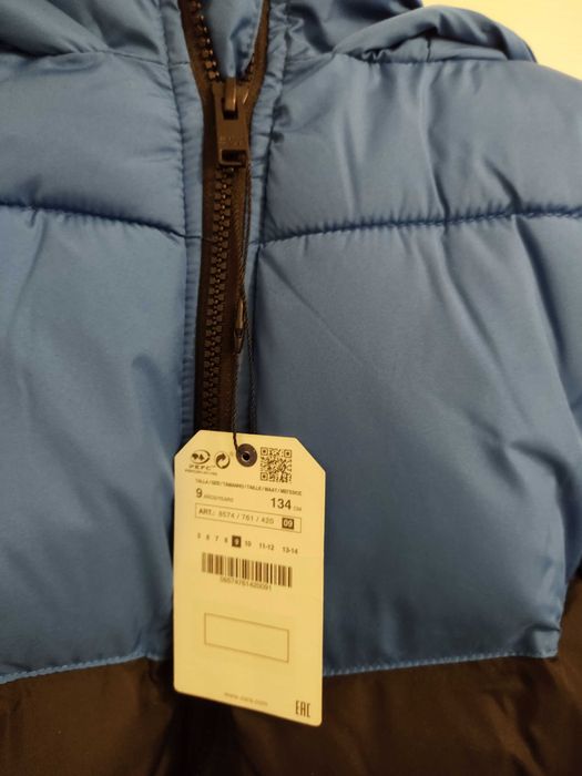 Zara яке зима 134 см