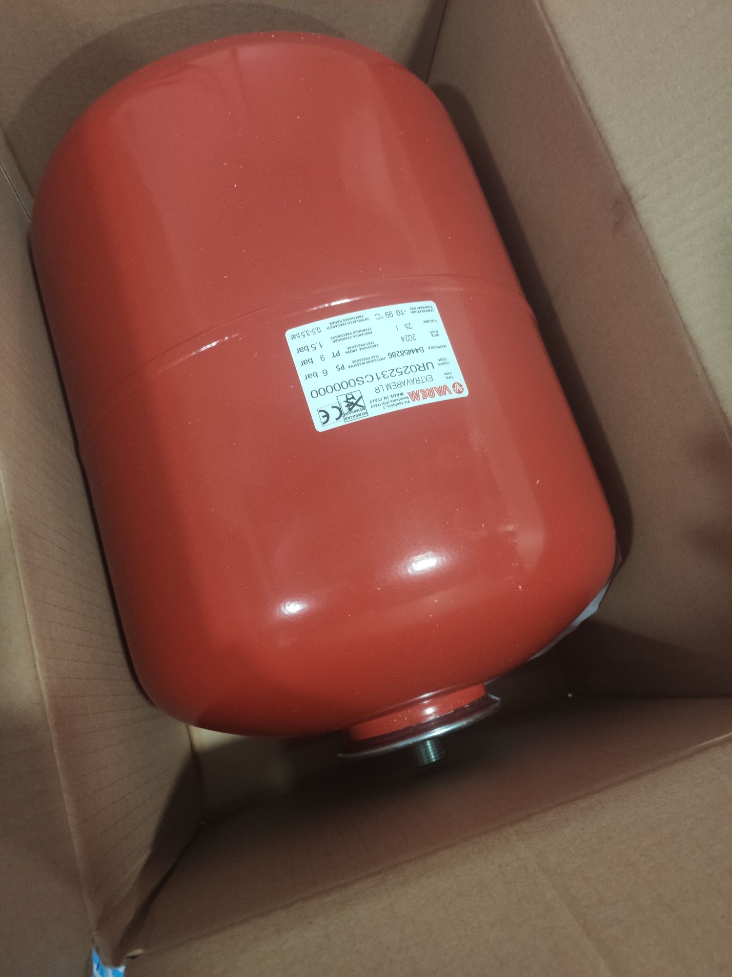 Vas expansiune varem 25l 6bar