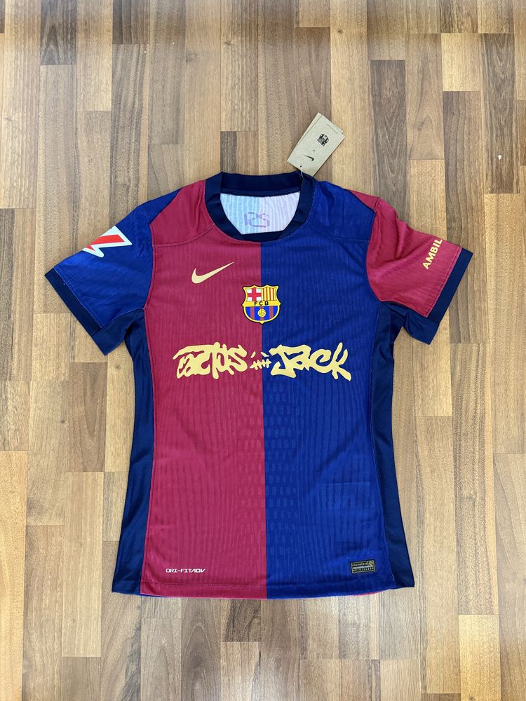 Tricou Fotbal Lamine Yamal Barcelona X Travis Scott (Players Version)