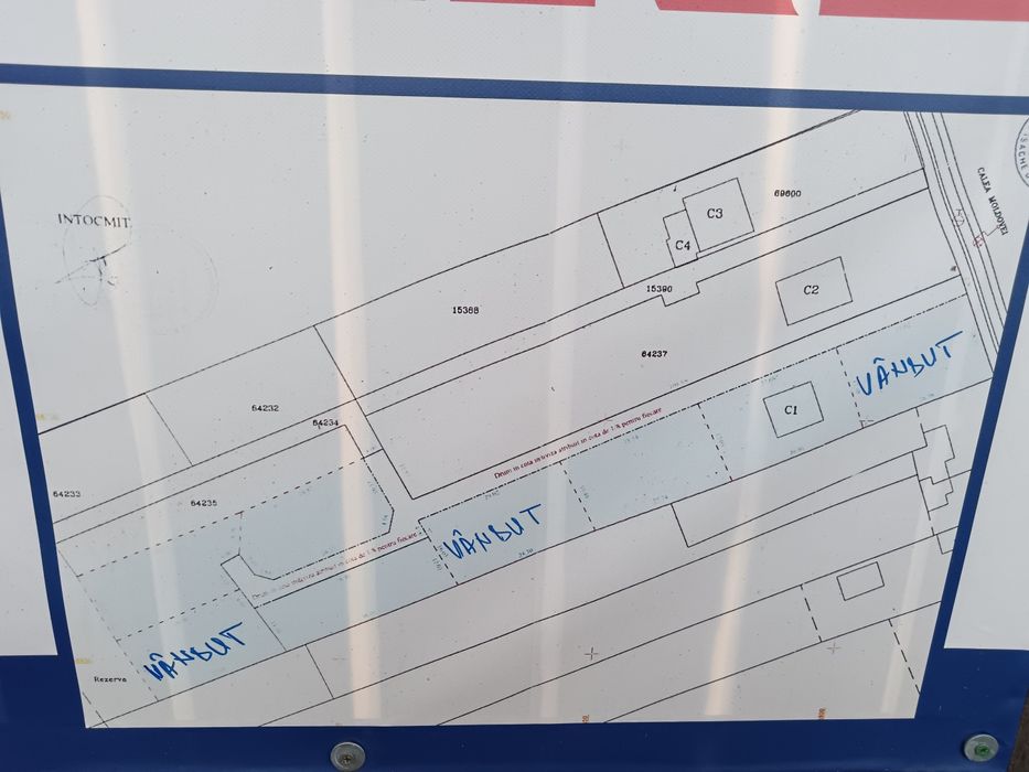Teren lotizat ,drum de acces,toate utilitățile la stradă!
