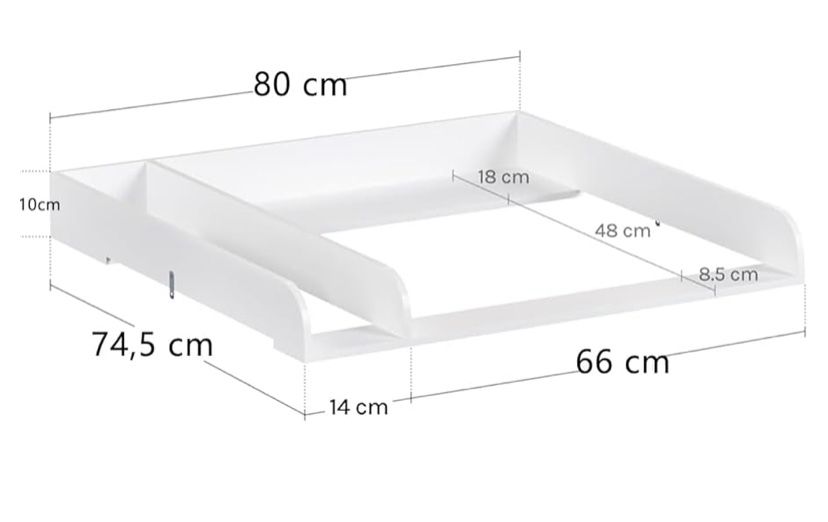Дървен плот за повиване с преграда