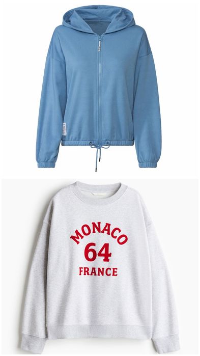 Дамски суичър Esmara и блуза H&M, размер М