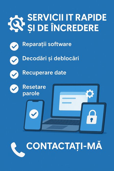Reparații GSM Software | Decodări | Recuperare Date / Parolă