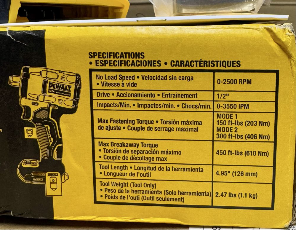 Винтоверт, шуруповерт ударный гайковерт DeWALT DCF921, оригинал, новый