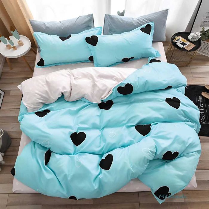 Двулицево спално бельо, 4 части