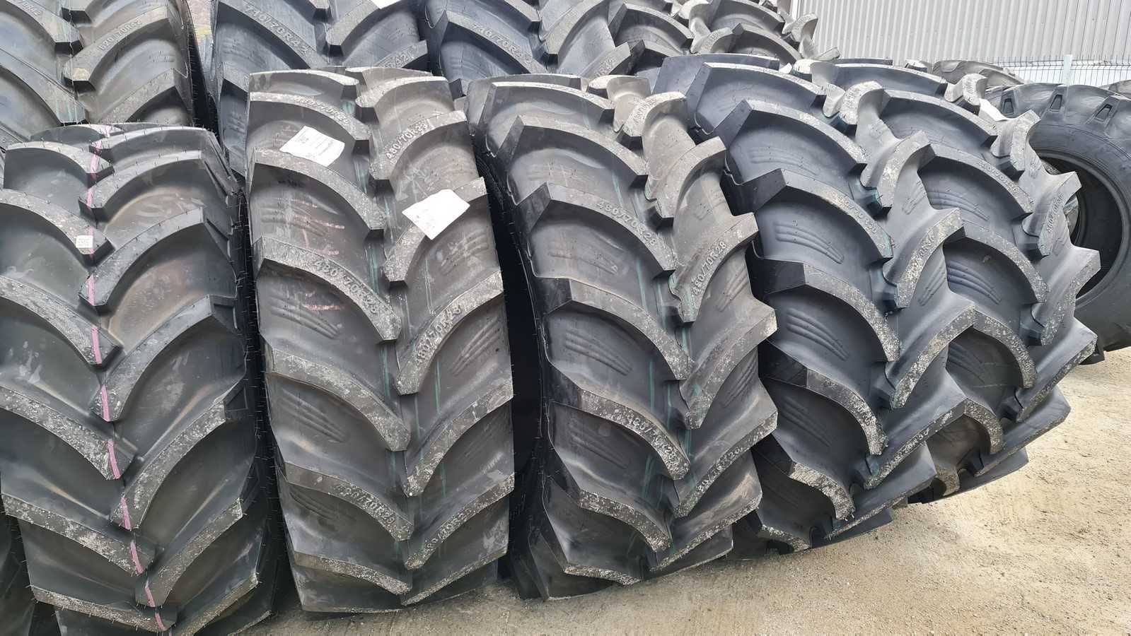 Anvelope noi GTK 480/70R28 140A8/140B cauciucuri tractor fata