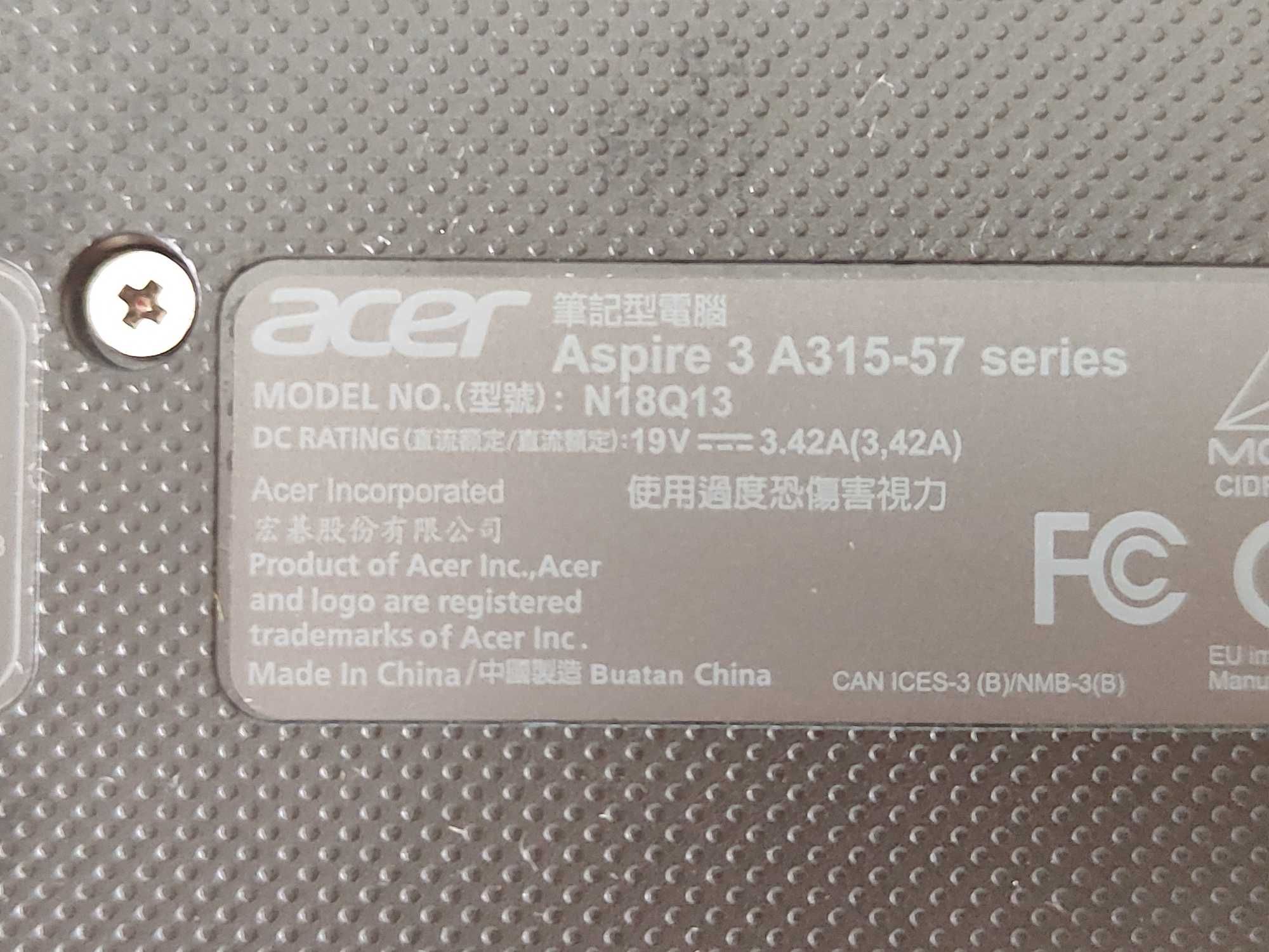 Acer aspire 3 a 315-57g intel i3-1005g1/ddr4 4gb/hdd в подарок мышь