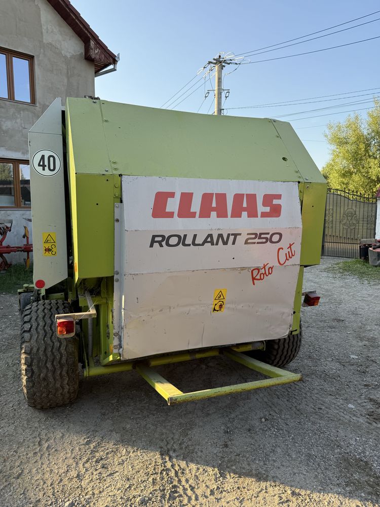 Claas rollant 250 46 roto cut balotiera rotunda presa welger rp 12