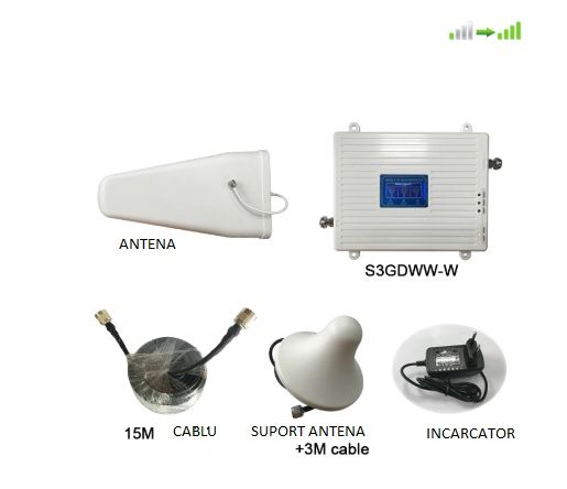 Amplificator,Antena semnal gsm pentru telefoane internet mobil