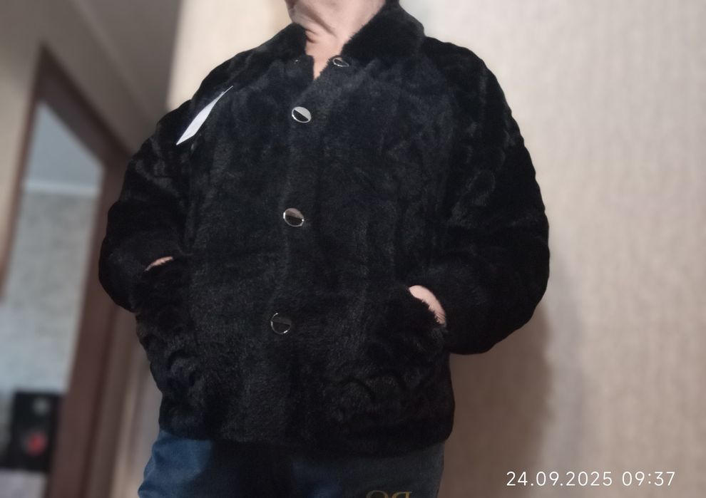 Кардиган чёрный, тёплый