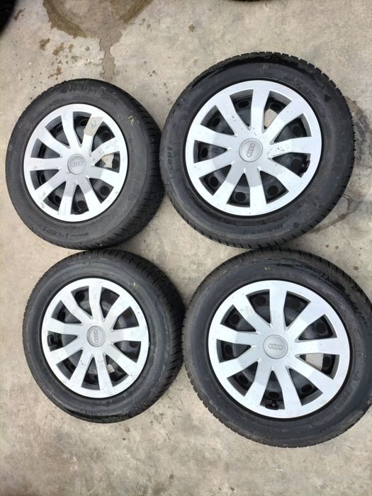 4бр. Железни джанти 15цола 5x100 VW Polo / Seat Ibiza  / Audi A1