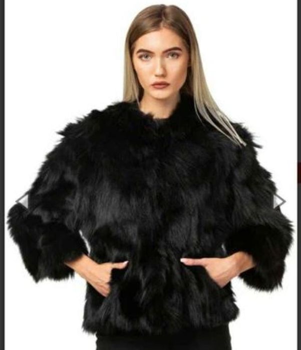 Blană de lux, naturală, vestita firmă Saga Mink , din Germania,!