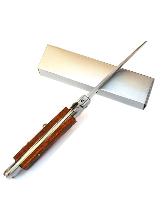 Cutit briceag Stiletto 22 cm, deschidere automata si sistem de blocare