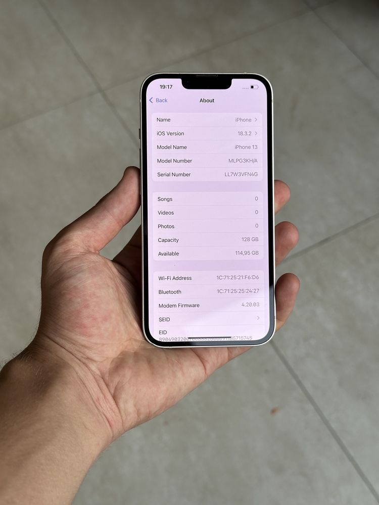 Iphone 13 128gb ideal ochilmagan