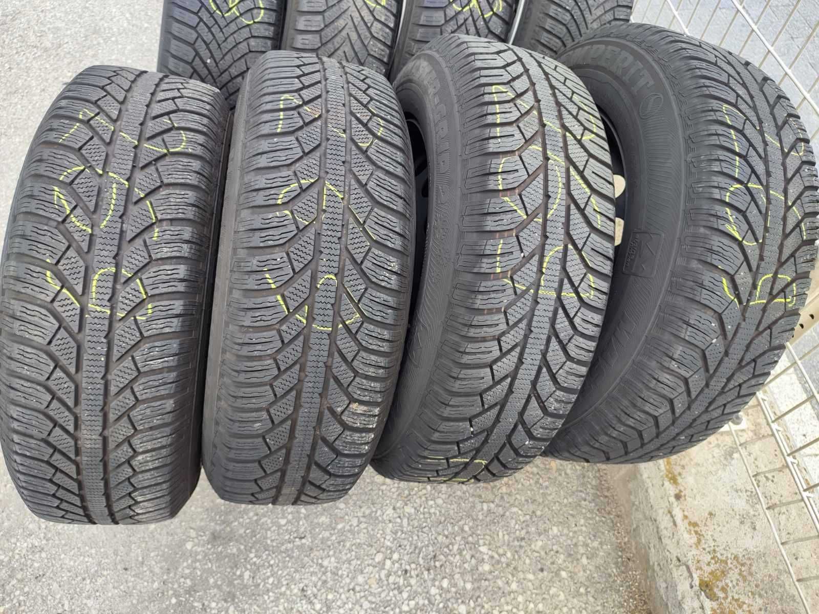 269 - 4бр. Стоманени джанти 16'' 5x108 с гуми 215/70R16 Opel
