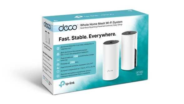 Новый TP Link Deco E4-M4 s7 AC1200 Домашняя Mesh