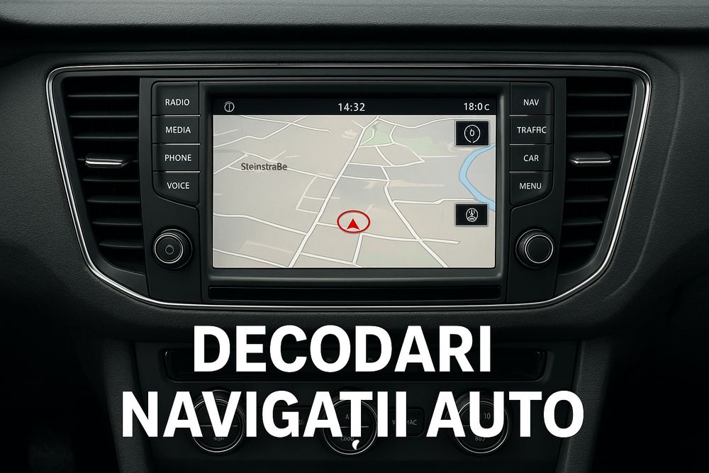 Decodări / deblocare radio & navigație auto — rapid
