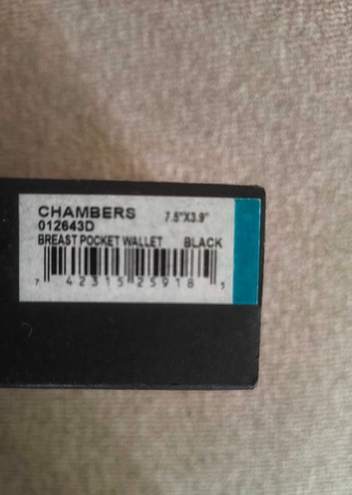 TUMI Chambers Leather Breast Pocket Wallet