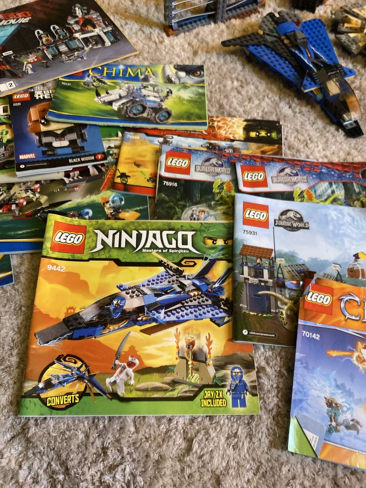 Lego Star Wars,Chima,Ninjago,Jurassic World,Lego Movie incomplete