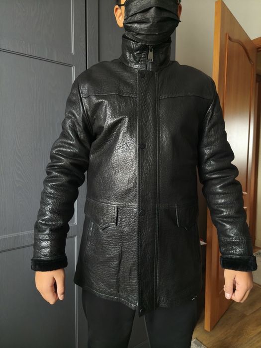 Дубленка мужская, зимняя