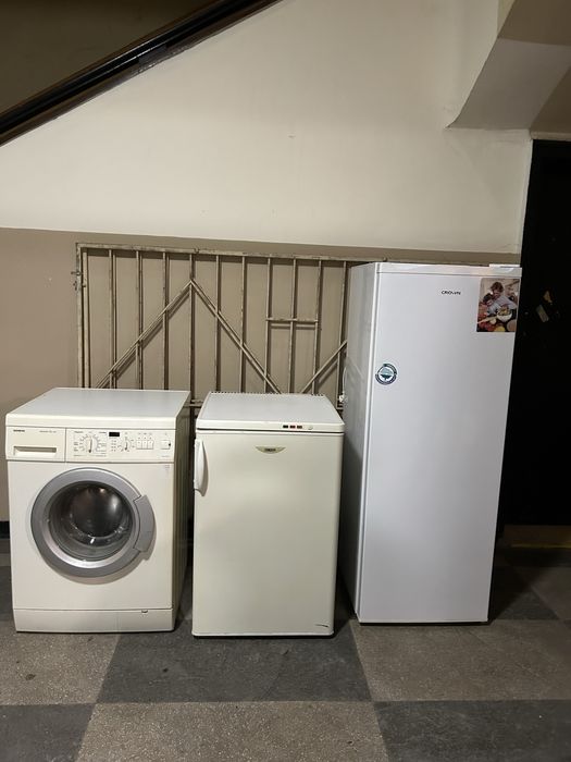 Хладиник, фризер и пералня