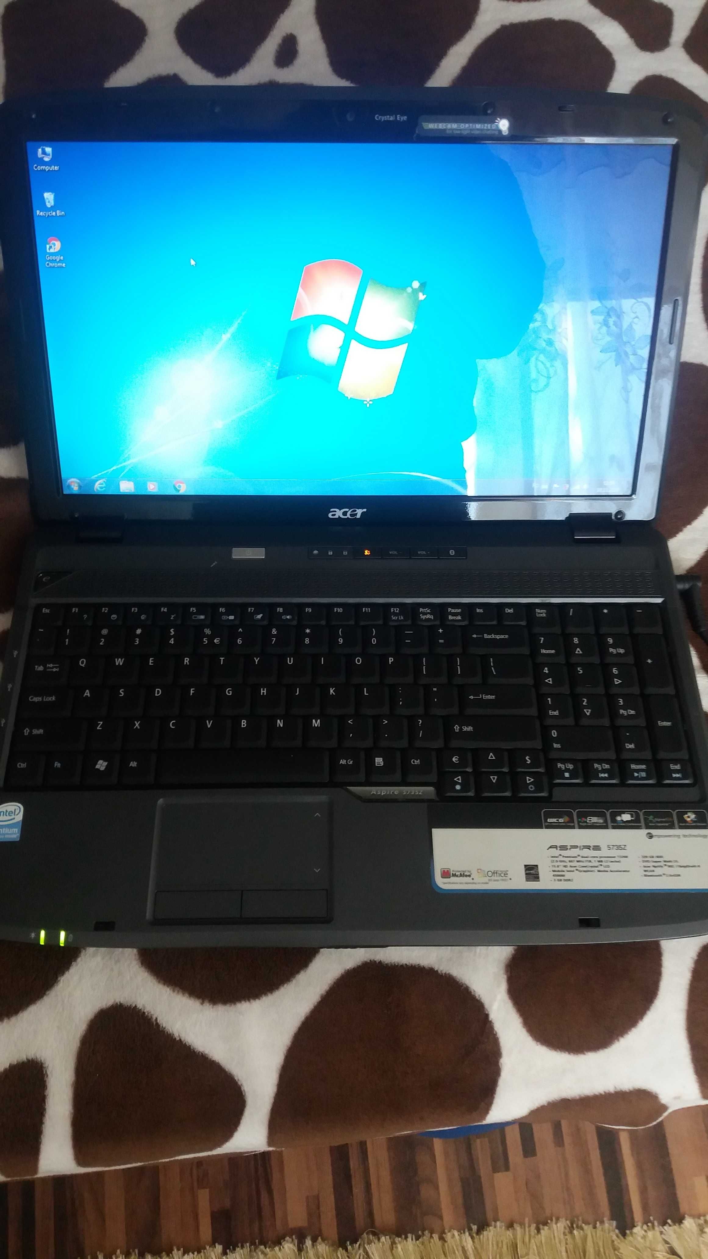 Acer aspire 5735z 4 gb ram.