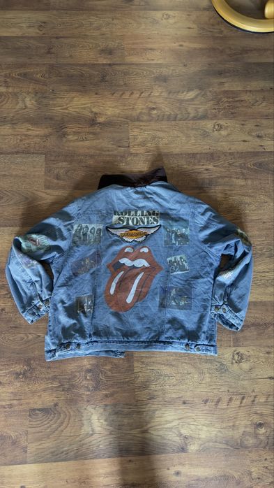 Vintage дънково яке Liberty Blue Rolling Stones