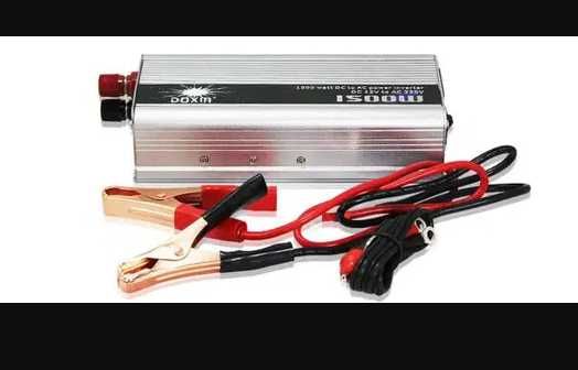 адаптер инвертор с 12 на 220 вольт 1500 VA для ноутбуков и др. техники