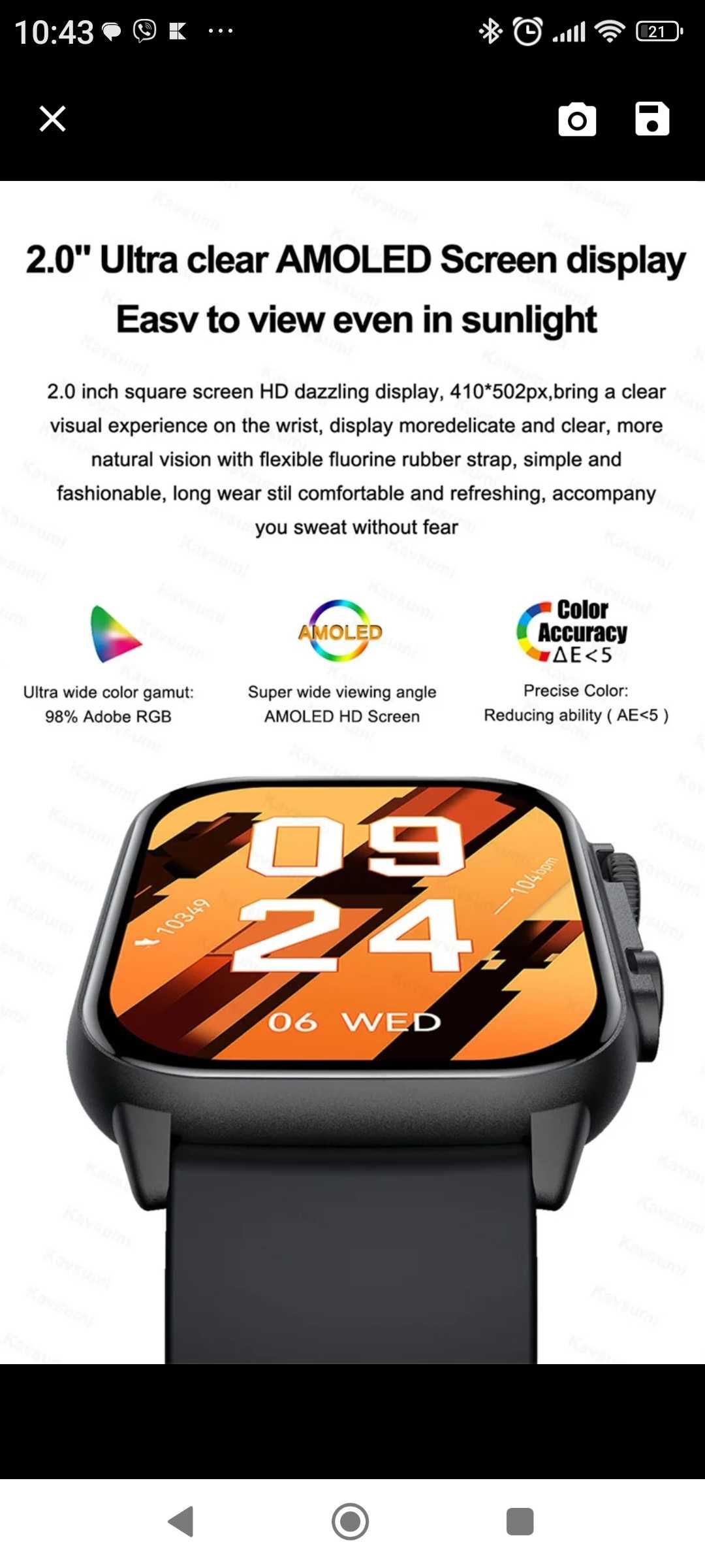 AMOLED Smart Watch HK95-A2