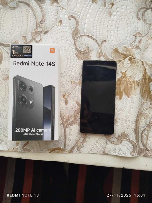 Redmi note 14s 8 ga 128