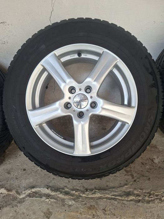 Jante aliaj 5x108 cu anvelope de iarna 7mm
