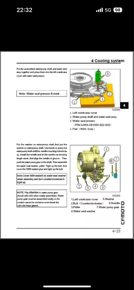 Manual pt reparatii PE CD ..Cfmoto Zforce 1000