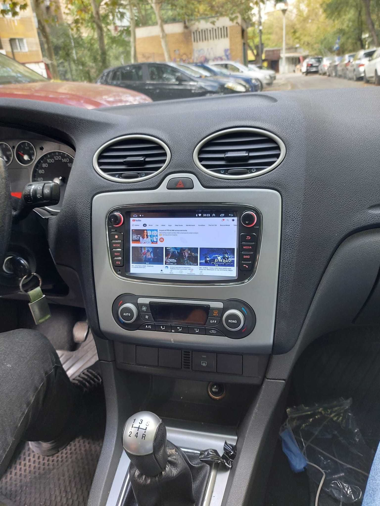 Navigatie Android Ford Focus Mondeo Cmax Waze YouTube WiFi BT