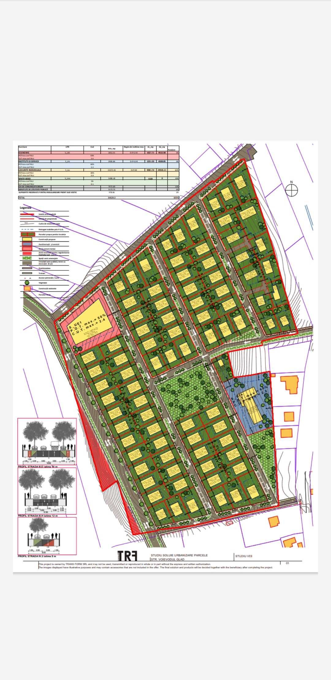 Vand teren intravilan Borhanci Cluj-Napoca 5682Mp 270 Eur/Mp