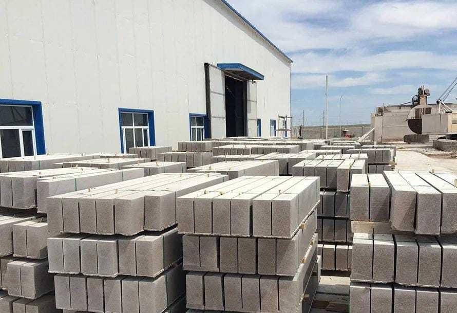 Гранитный бордюр, поребрик