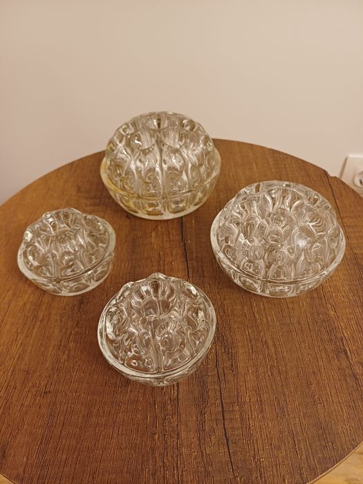 Accesorii decorațiuni vintage colectie sticla Franța 1970
