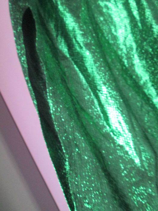 pelerina verde stralucitoare extralarge unisex