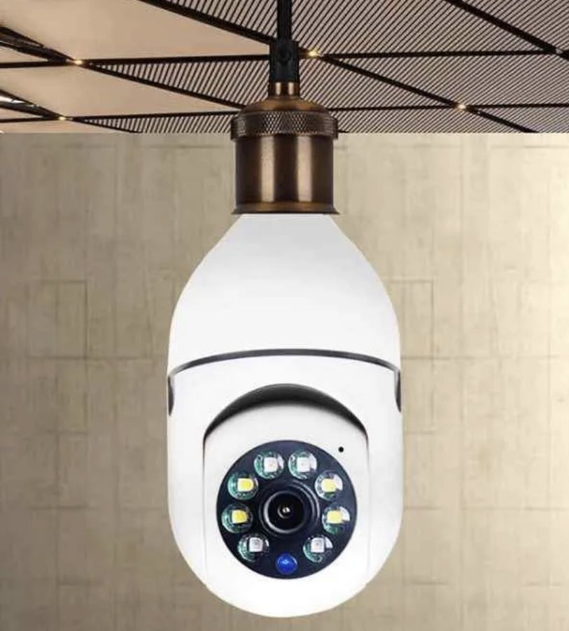 Camera IP, WI-FI, HD, Smart-Bulb, tip bec cu Senzor de Miscare