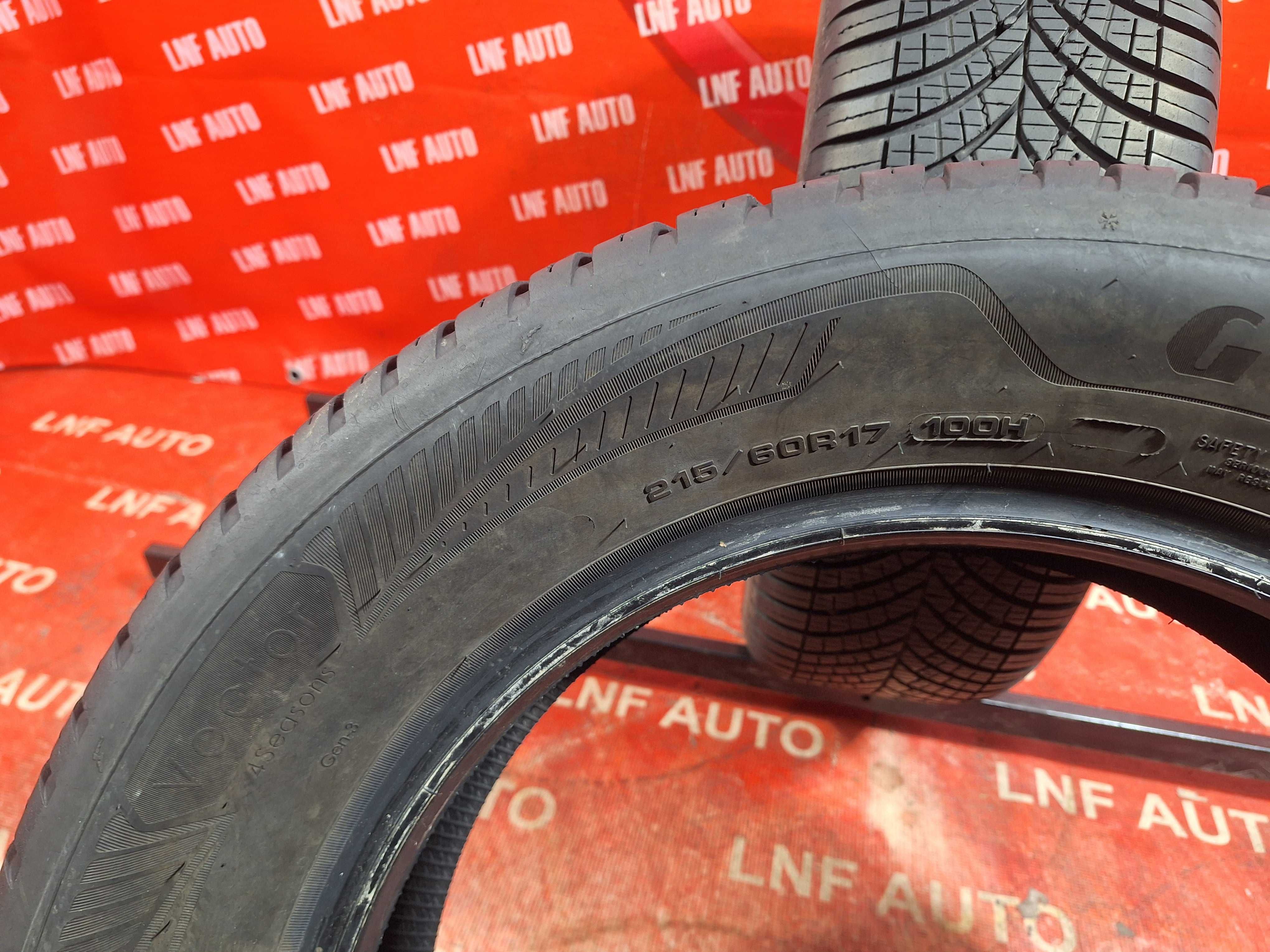 Anvelope VARA IARNA - 215/60/17 - GoodYear - 7.8 MM - DOT 2023 !