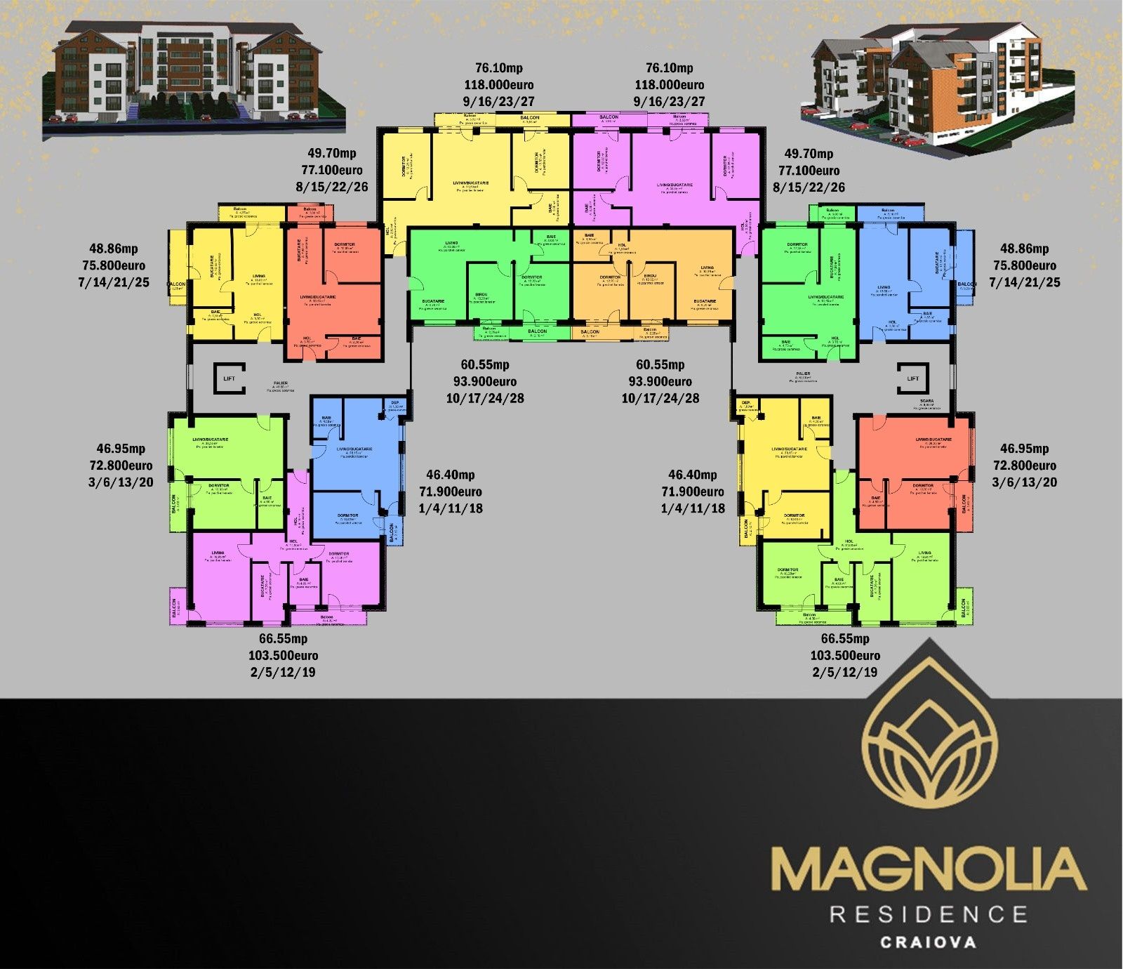 Proiect Nou - 3 camere - Magnolia Panoramic !