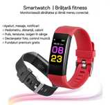 Ceas Smart Puls/Tensiune/Calorii/Distanțe. Apeluri/Mesaje/Notificări.