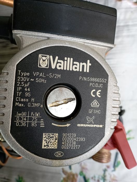 Pompă recircurare GRUNDFOS Vaillant VPAL-5/2M turbo tec pro