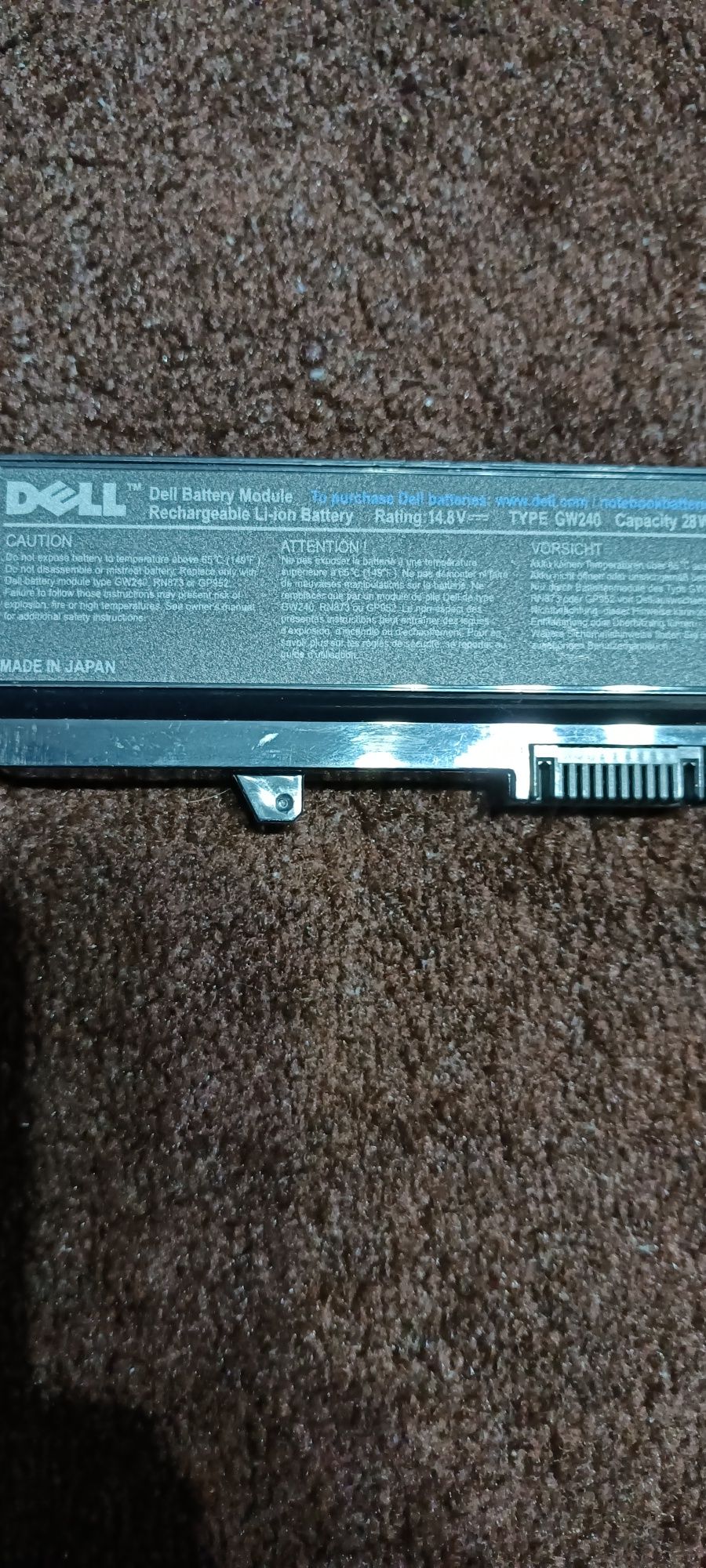 Baterie laptop Dell.