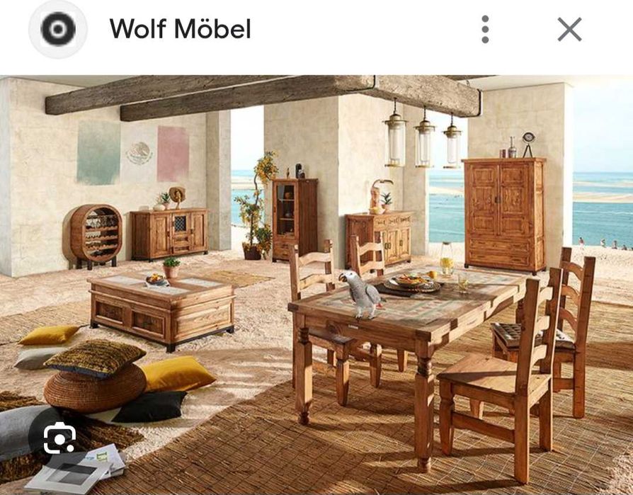 Стол MEXIKO на WOLFMÖBEL GERMANY от масивен бор