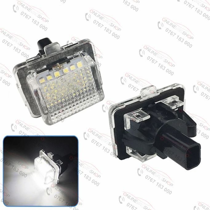 Set lampa LED numar MERCEDES BENZ W204, W204 Wagon W212, W221, C216, C