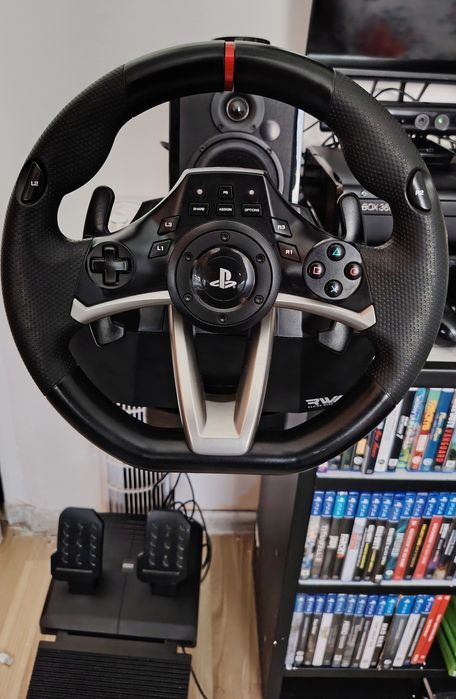 Volan Hori Racing Wheel Apex pentru PlayStation 4, PlayStation 5, PC