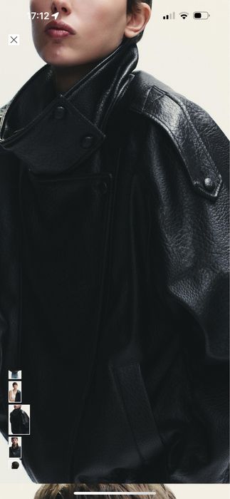 Vand geaca imitatie de piele Zara