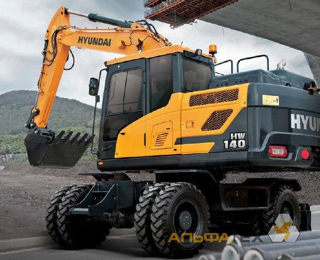 Колёсный экскаватор Hyundai R140 -9S arenda s vikupka