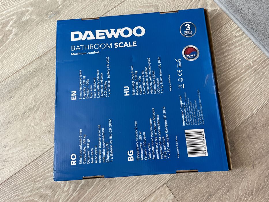 Електронен кантар Daewoo